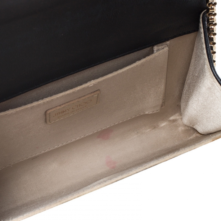 مملوكة مسبقًا Jimmy Choo Tricolor Acrylic Candy Chain Clutch 