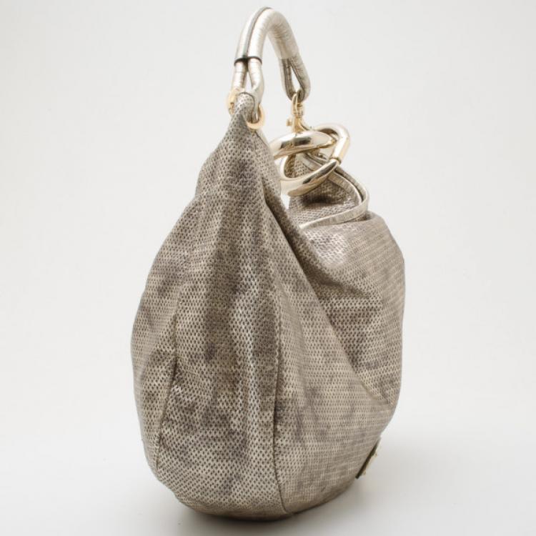 Pre Owned Louis Vuitton Rose Angelique Monogram Vernis Brea MM Bag