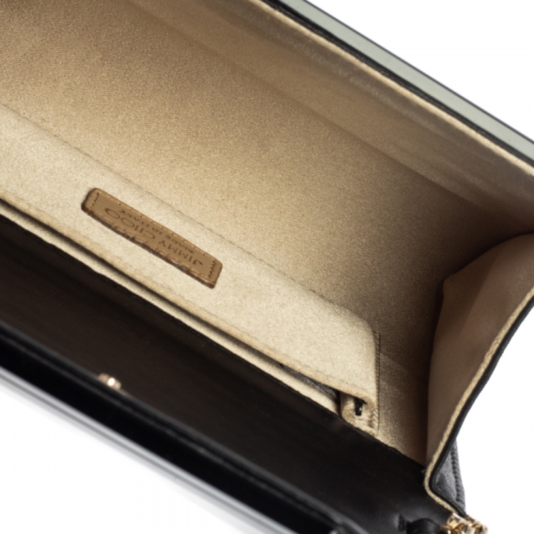 Pre Owned Jimmy Choo Black Acrylic Candy Clutch Bag