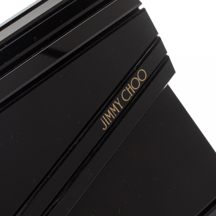 Pre Owned Jimmy Choo Black Acrylic Candy Clutch Bag