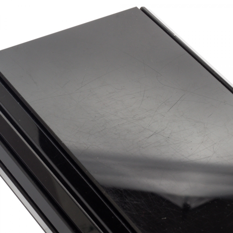 Pre Owned Jimmy Choo Black Acrylic Candy Clutch Bag