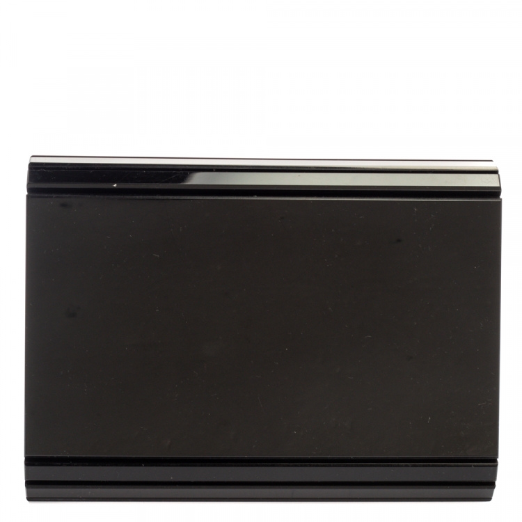 Pre Owned Jimmy Choo Black Acrylic Candy Clutch Bag