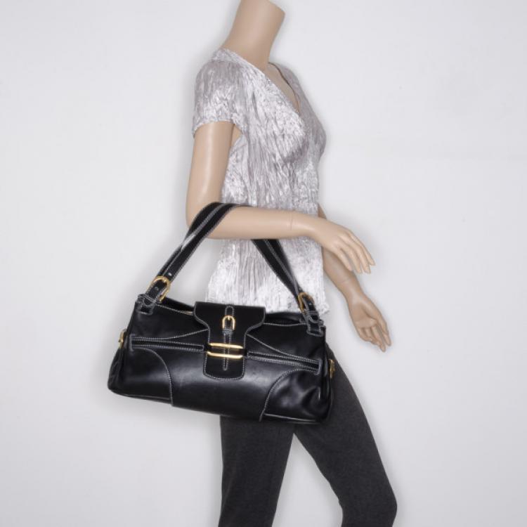Pre Owned Jimmy Choo Black Tulita 
