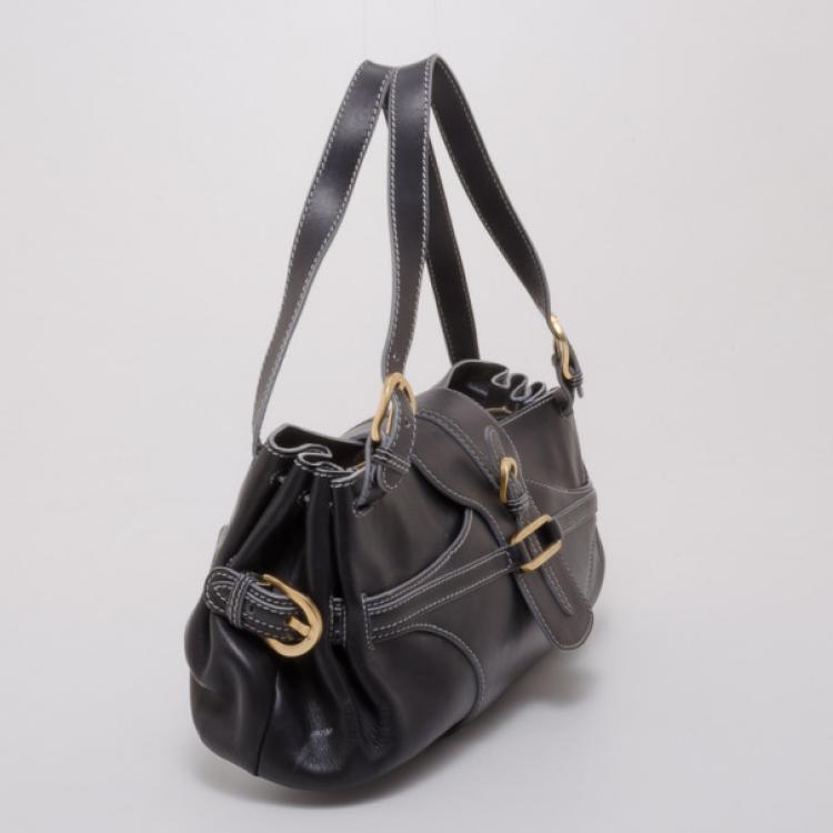 Pre Owned Jimmy Choo Black Tulita 