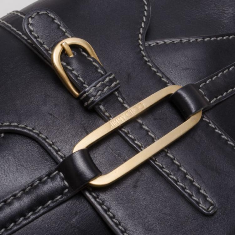 Pre Owned Jimmy Choo Black Tulita 