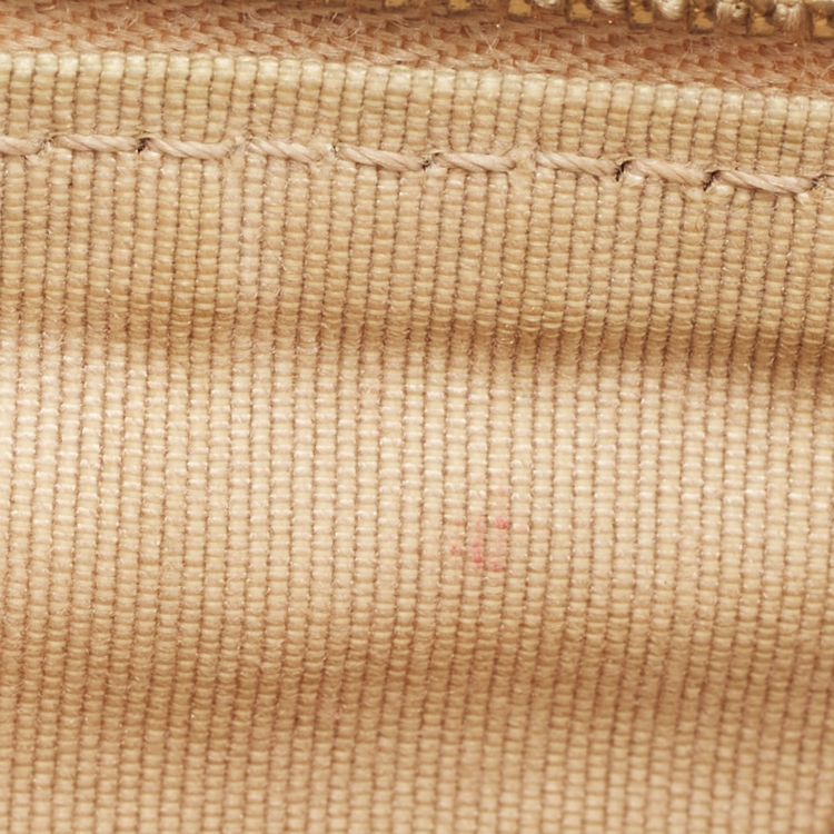 Pre Owned Jimmy Choo Gold Glitter Pochette Bag