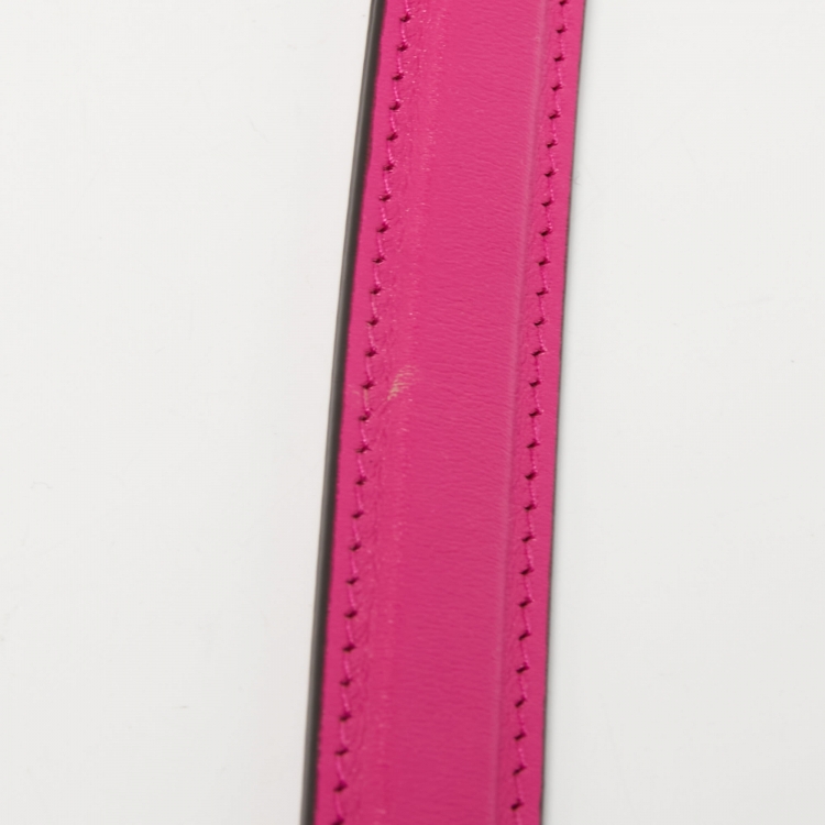 مملوكة مسبقًا Jimmy Choo Fuchsia Satin Varenne Quad Shoulder Bag