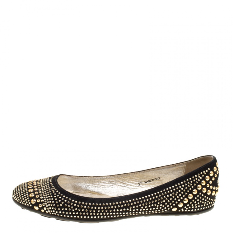 Jimmy choo studded cheap flats