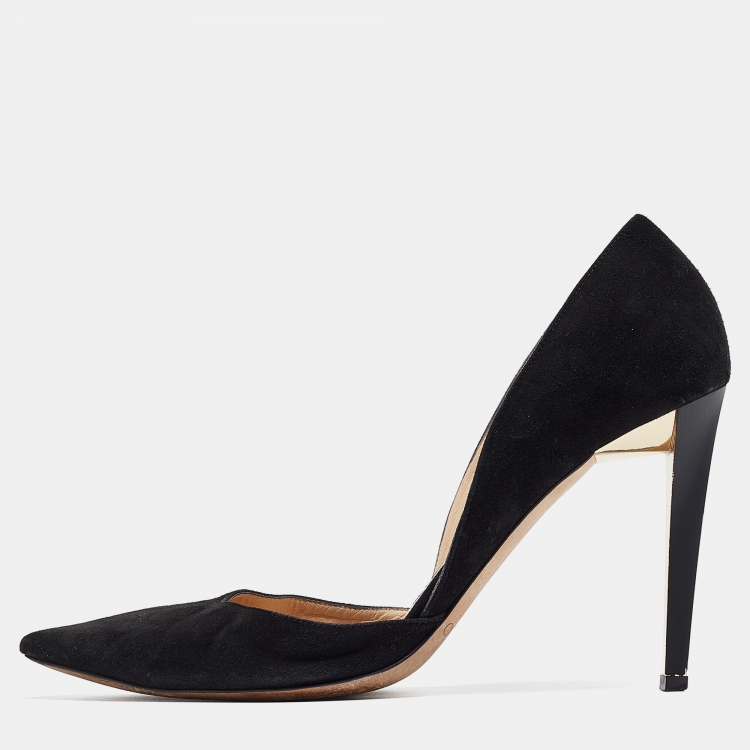 Jimmy Choo Black Suede D'orsay Pumps Size 40 Jimmy Choo | TLC