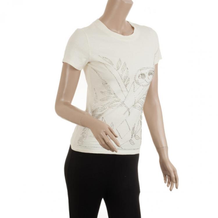 Pre Owned John Galliano Embellished T-Shirt
