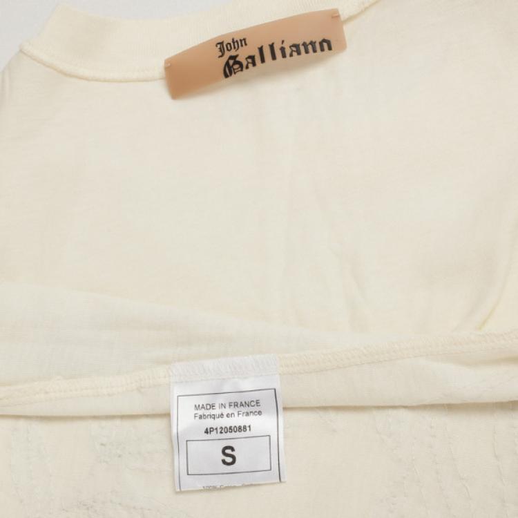 Pre Owned John Galliano Embellished T-Shirt