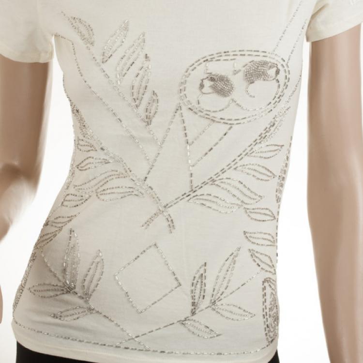 Pre Owned John Galliano Embellished T-Shirt