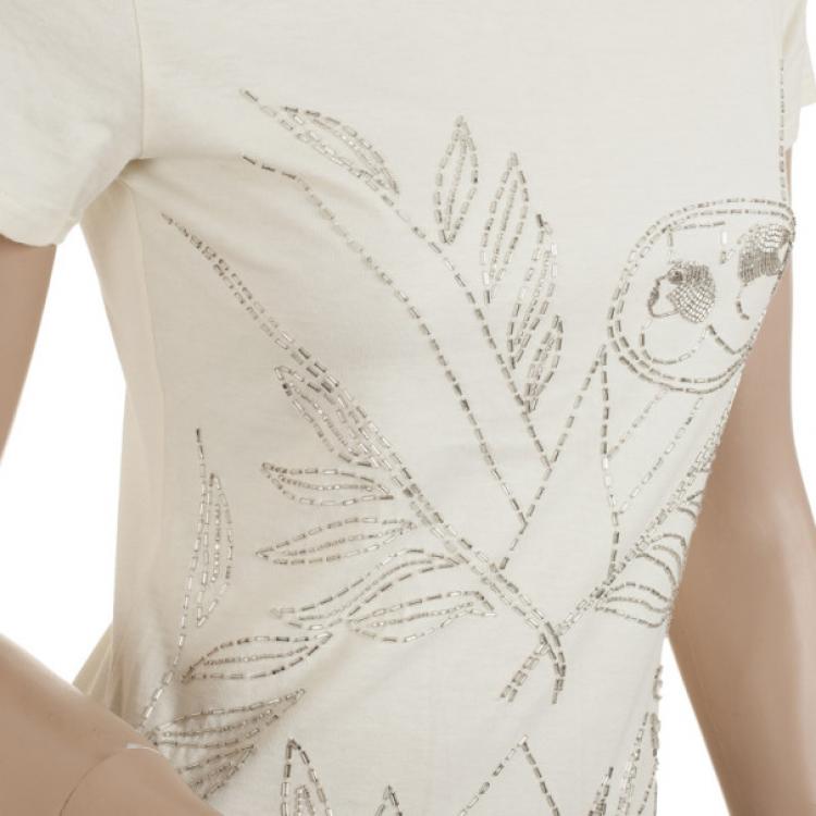 Pre Owned John Galliano Embellished T-Shirt