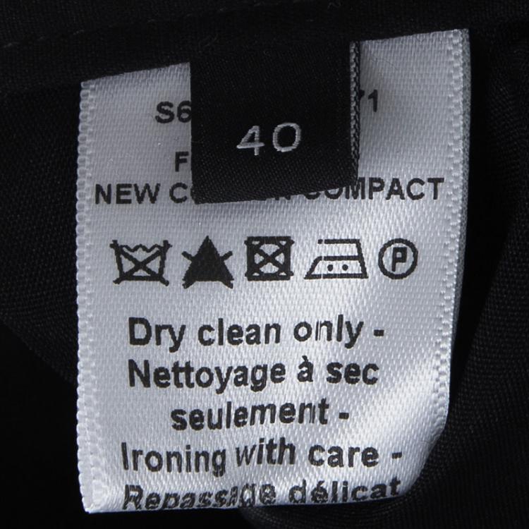 Pre Owned Joseph Black Stretch New Cotton Compact Finley Regular Fit Trousers M