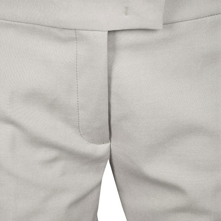 Pre Owned Joseph Beige Stone Light Cotton Stretch Finley Trousers M