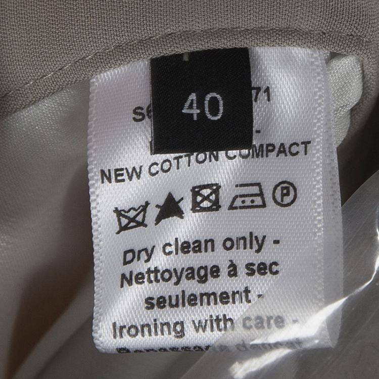 Pre Owned Joseph Almond Beige New Cotton Compact Finley Regular Fit Trousers M