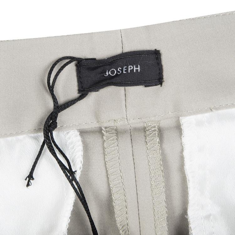 Pre Owned Joseph Almond Beige New Cotton Compact Finley Regular Fit Trousers L