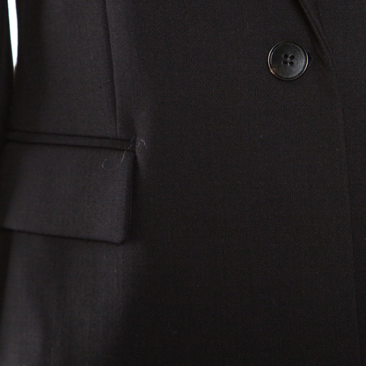 Pre Owned Joseph Black Stretch Wool Laurent Blazer L