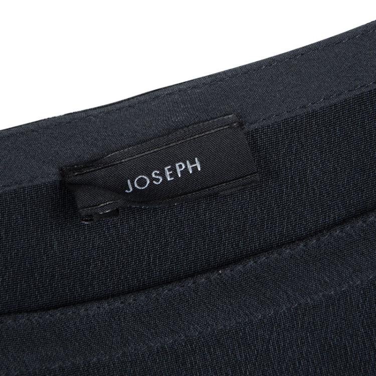 مملوكة مسبقًا Joseph Grey Long Sleeve Matt Silk Erin Top L