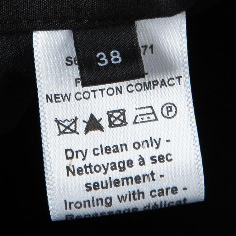 Pre Owned Joseph Black Stretch Gabardine Finley Regular Fit Trousers M