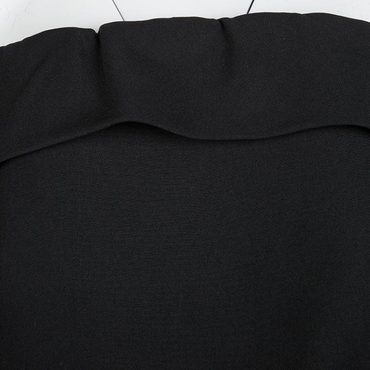Pre Owned Joseph Black Fluid Crepe Strapless Jake Jumpsuit M