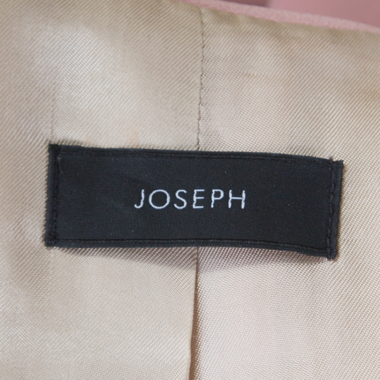 Pre Owned Joseph Blush Pink Stretch Crepe Jazz Blazer M