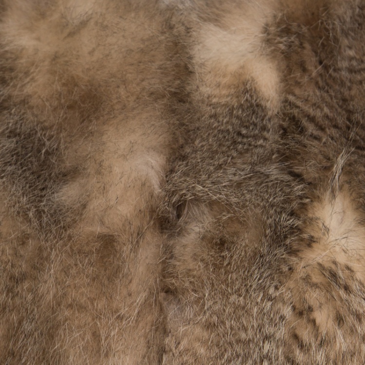 Pre Owned Joseph Beige Coyote Fur Open Front Callas Vest S