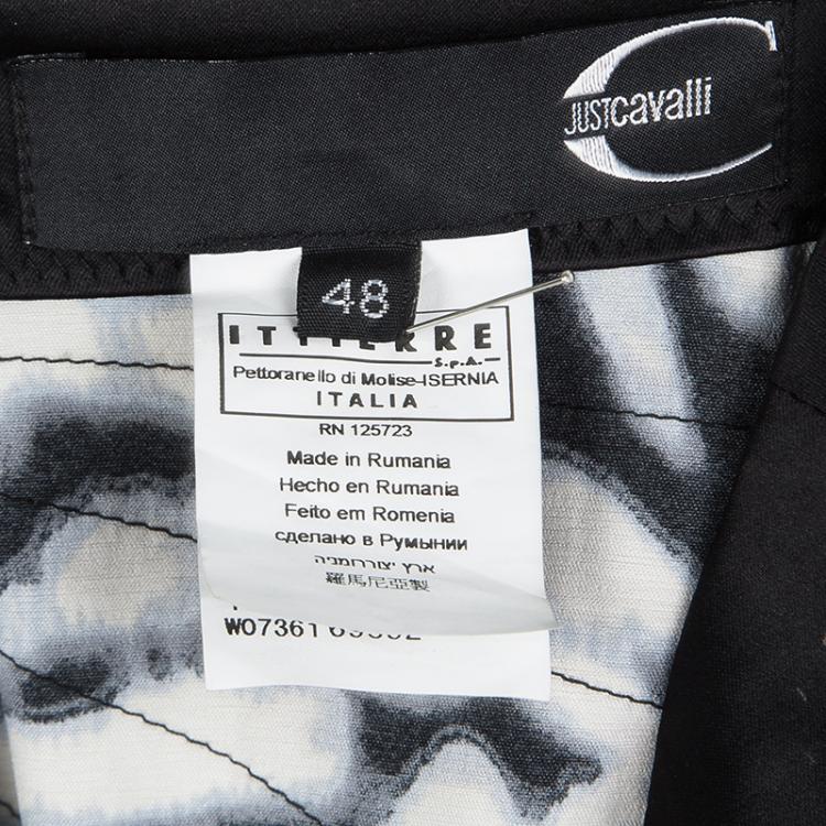 Pre Owned Just Cavalli Multicolor Printed Maxi Skirt L