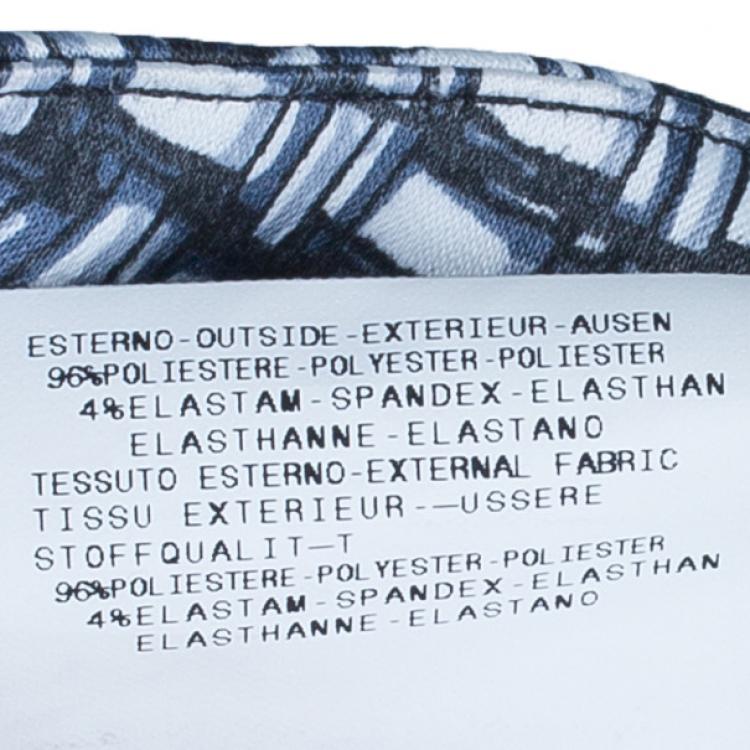 Pre Owned Just Cavalli Abstract Print Halterneck Evening Gown S