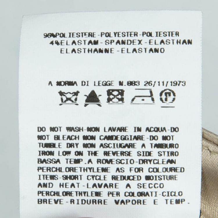 Pre Owned Just Cavalli Fishtail Satin Maxi Skirt M