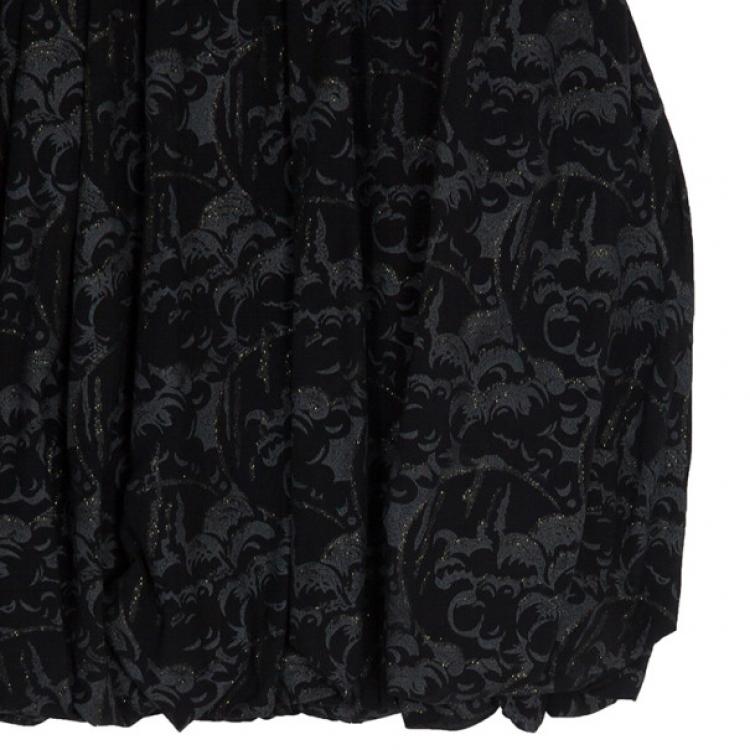 Pre Owned Just Cavalli Short Printed Dress M