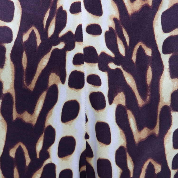 Pre Owned Just Cavalli Animal Printed Silk High Waist Wide Leg Pants L