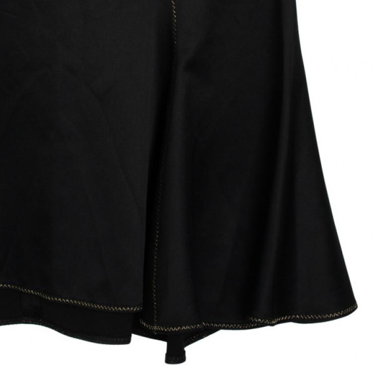 Pre Owned Just Cavalli Black Skirt M