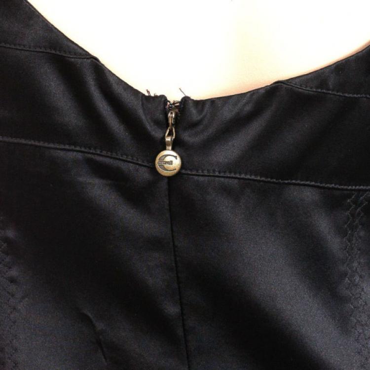 Pre Owned Just Cavalli Black Dress M