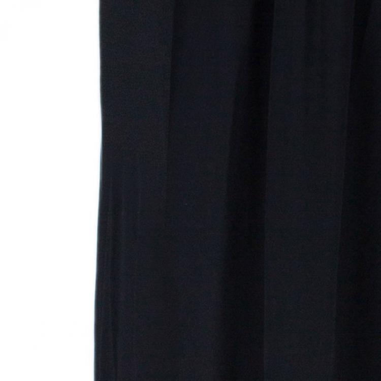 Pre Owned Just Cavalli Black Chiffon Maxi Skirt S