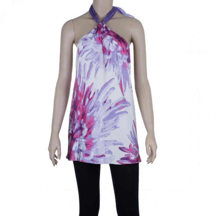 Pre Owned Just Cavalli Halterneck Top L