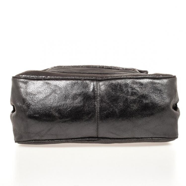 Pre Owned Just Cavalli Grey Medium Leather Bag