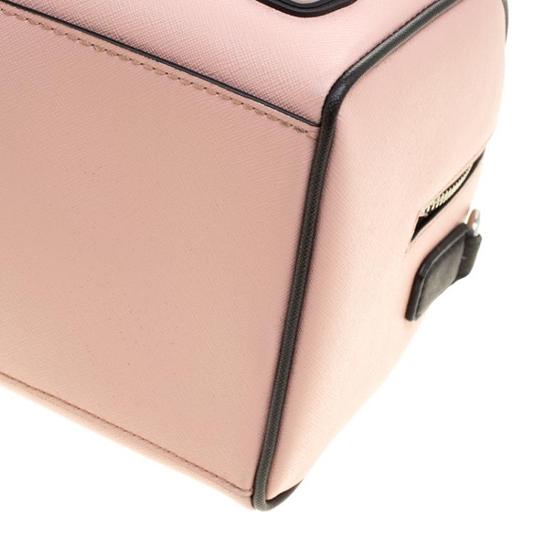 Pre Owned Karl Lagerfeld Blush Pink Coated Canvas K/Jet Choupette Mini Duffel Bag