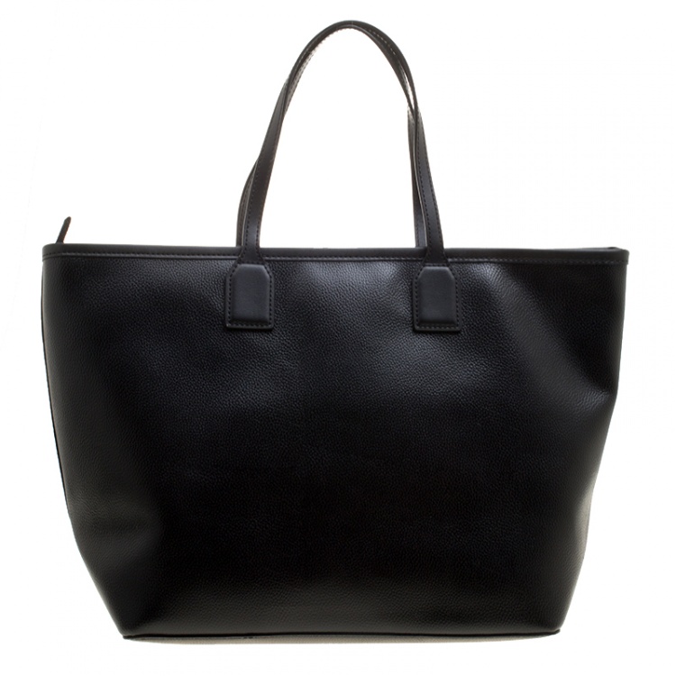 Pre Owned Karl Lagerfield Black PVC Choupette Beach Shopper Tote