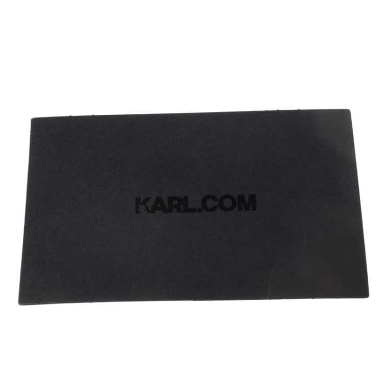 Pre Owned Karl Lagerfeld Ivory Leather K Klassik Top Handle Bag 
