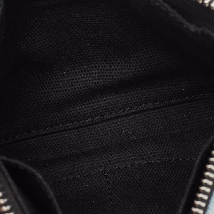 Pre Owned Karl Lagerfeld Black/Iridescent PVC and Leather Kalifornia 2 in 1 Bag
