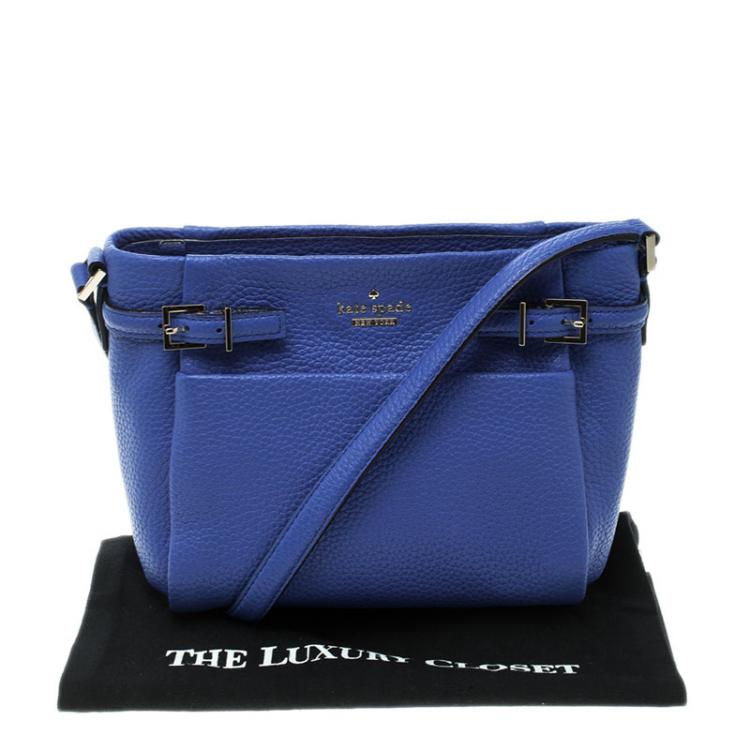 مملوكة مسبقًا Kate Spade Blue Leather Mini Brandy Crossbody Bag