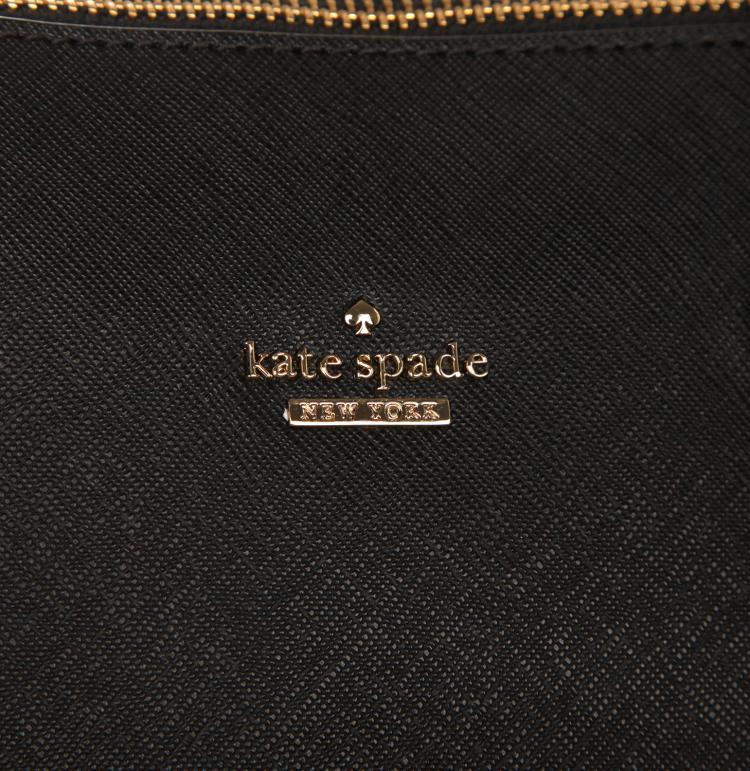 Pre Owned Kate Spade Black Leather Cameron Street Maise Satchel Bag