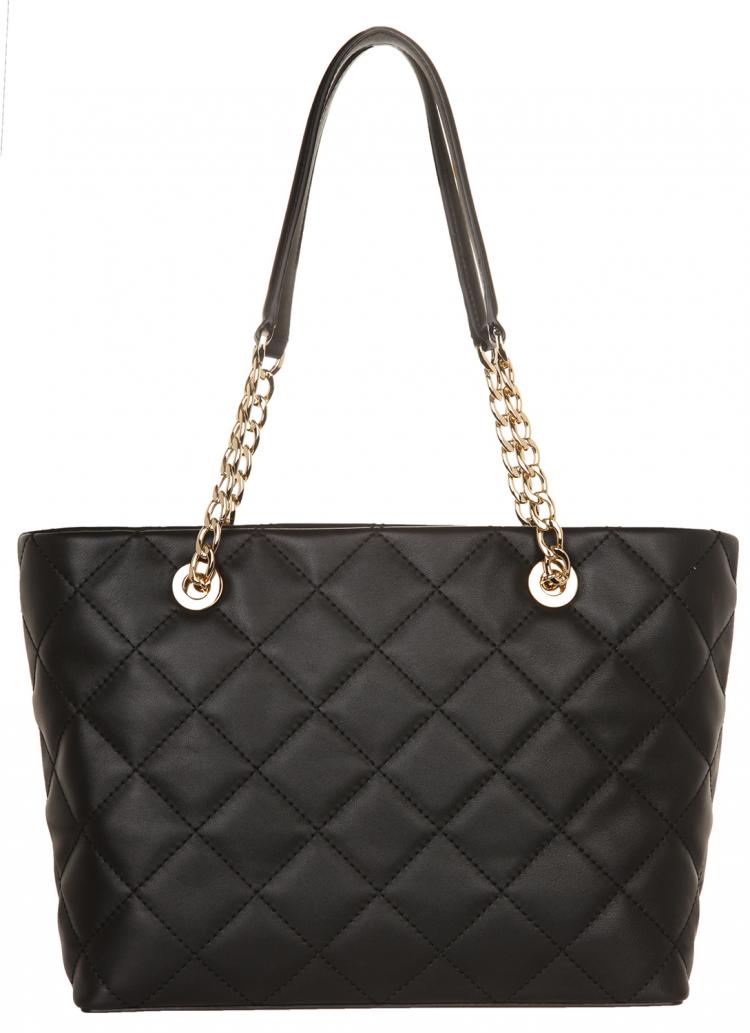 مملوكة مسبقًا Kate Spade Black Quilted Leather Small Emerson Place Priya Shopper Tote