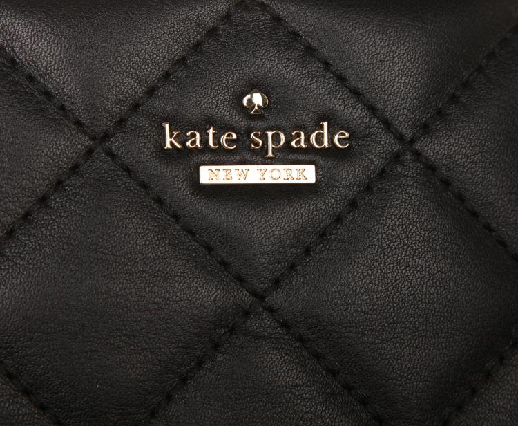 مملوكة مسبقًا Kate Spade Black Quilted Leather Small Emerson Place Priya Shopper Tote