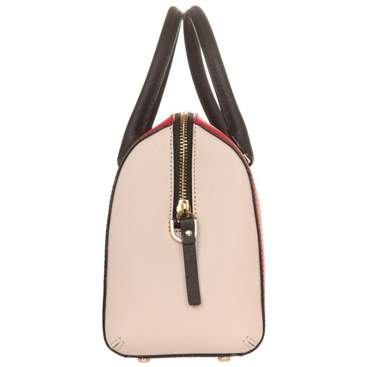 Pre Owned Kate Spade Tricolor Leather Cameron Street Lane Satchel Bag
