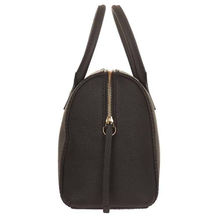Pre Owned Kate Spade Black Leather Dunne Lane Mega Lane Satchel Bag