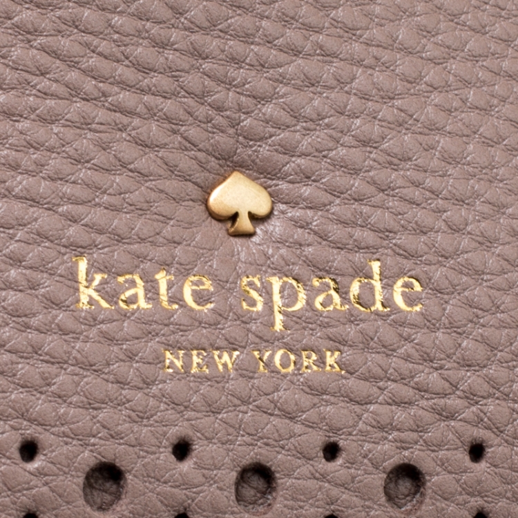 مملوكة مسبقًا Kate Spade Taupe Leather James Street Sparrow Top Handle Bag