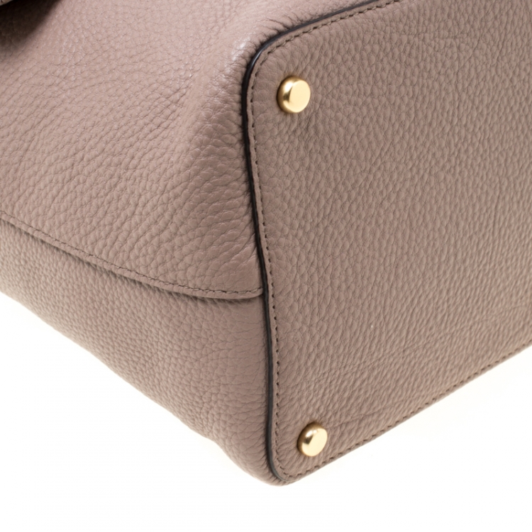 مملوكة مسبقًا Kate Spade Taupe Leather James Street Sparrow Top Handle Bag