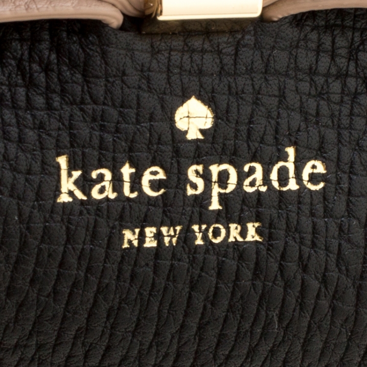 مملوكة مسبقًا Kate Spade Black/Pink Leather Small Henderson Street Maryanne Tote